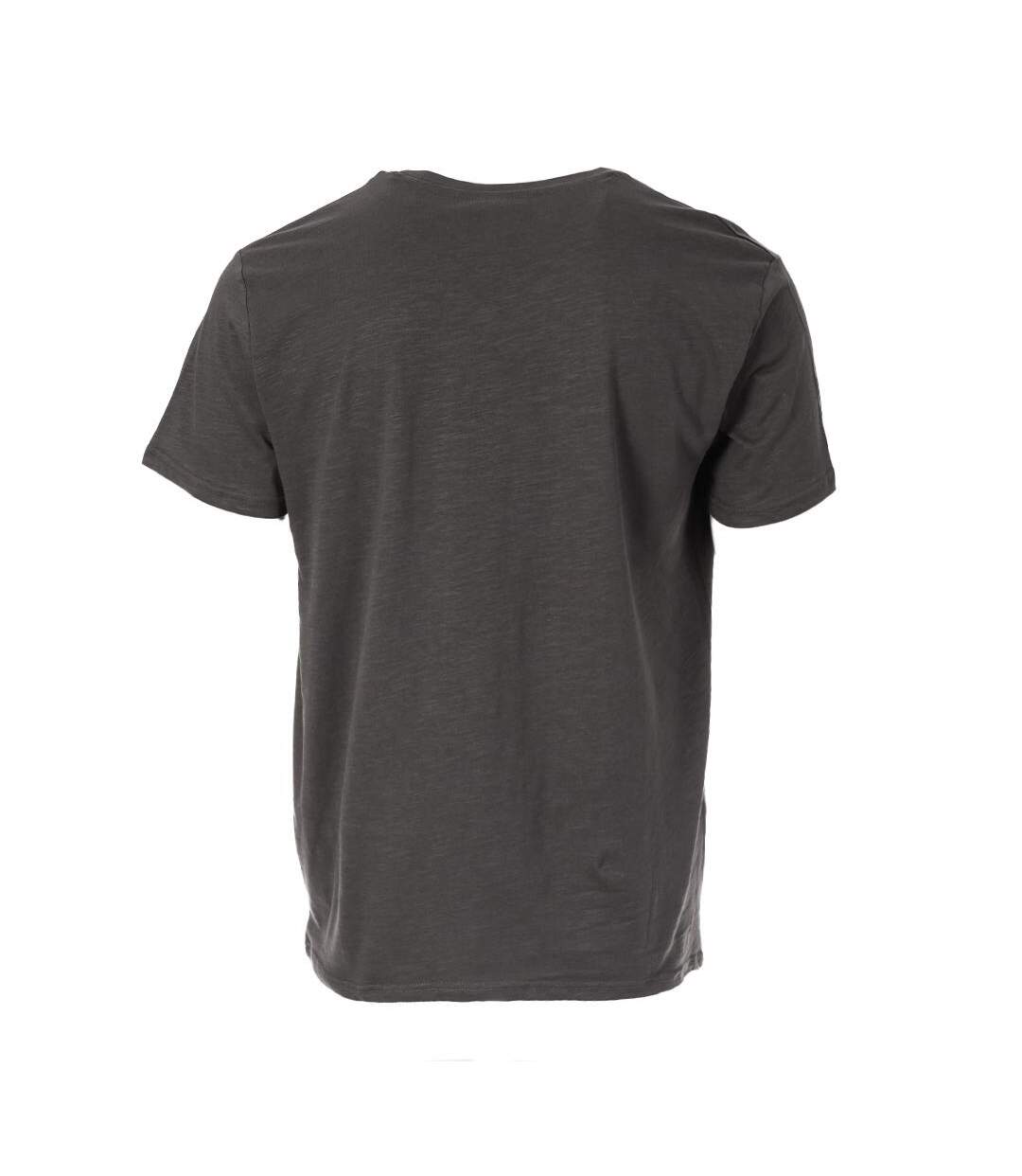 T-Shirt noir homme no publik flamme-2
