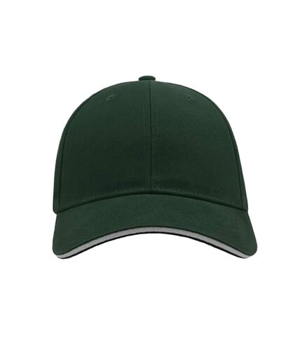 Atlantis Liberty Sandwich Heavy Brush Cotton 6 Panel Cap (Green) - UTAB193