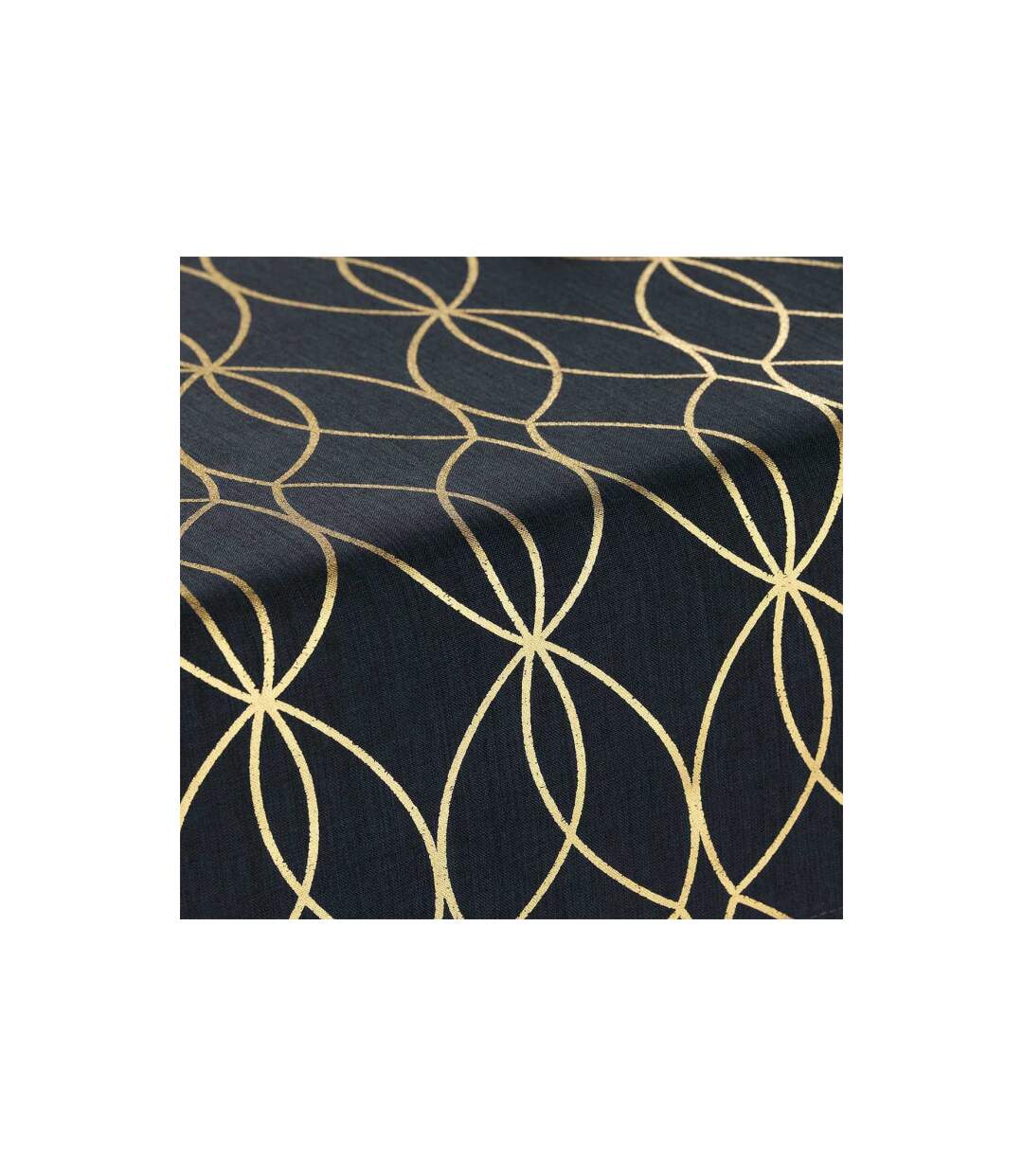 Nappe & Chemin de Table Elipsa 140x250cm Blanc & Noir-2