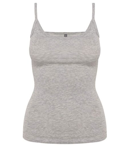 Débardeur fines bretelles - Femme - K397 - gris chiné