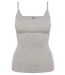 Débardeur fines bretelles - Femme - K397 - gris chiné