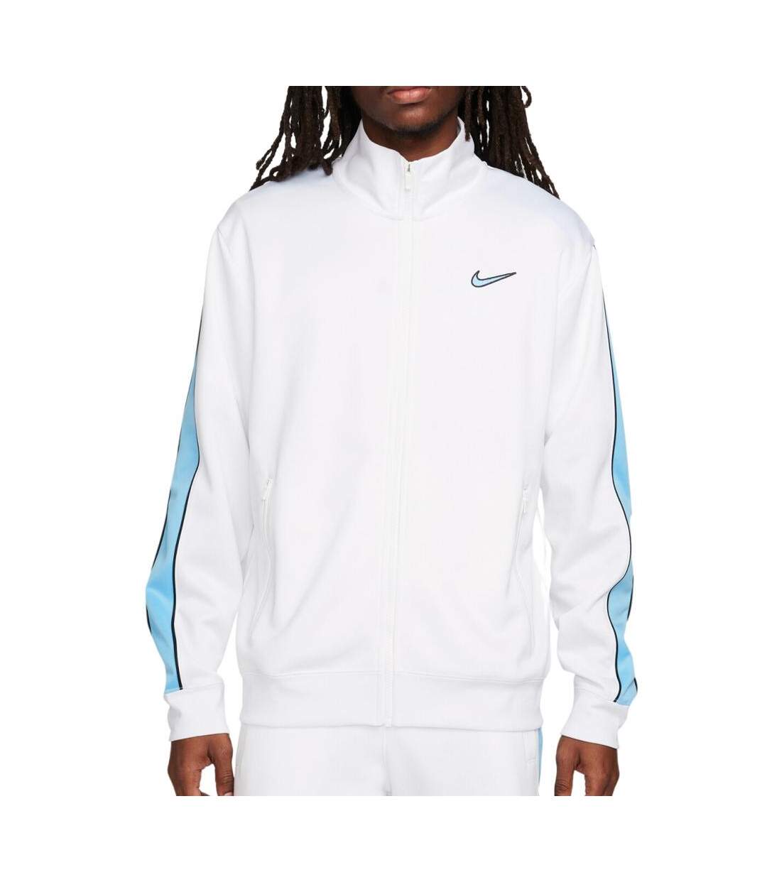 Veste Blanc/Bleu Homme Nike Pk Tracktop - L-1