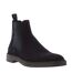 Mens Calev Suede Chelsea Boots Dark Blue Boss-1