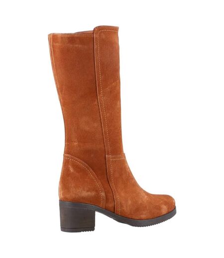Riva Womens/Ladies Lucy Suede Knee-High Boots (Tan) - UTFS10105