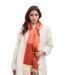écharpe Femme Douce et Stylée - Rouge Tendance pour un Look mode-1