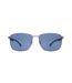 Mens Rectangle Sunglasses One Size Dark Ruthenium Blue Hugo Boss-1