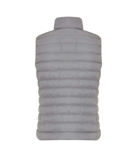 Womens/ladies meru recycled polyester body warmer silver grey Iqoniq