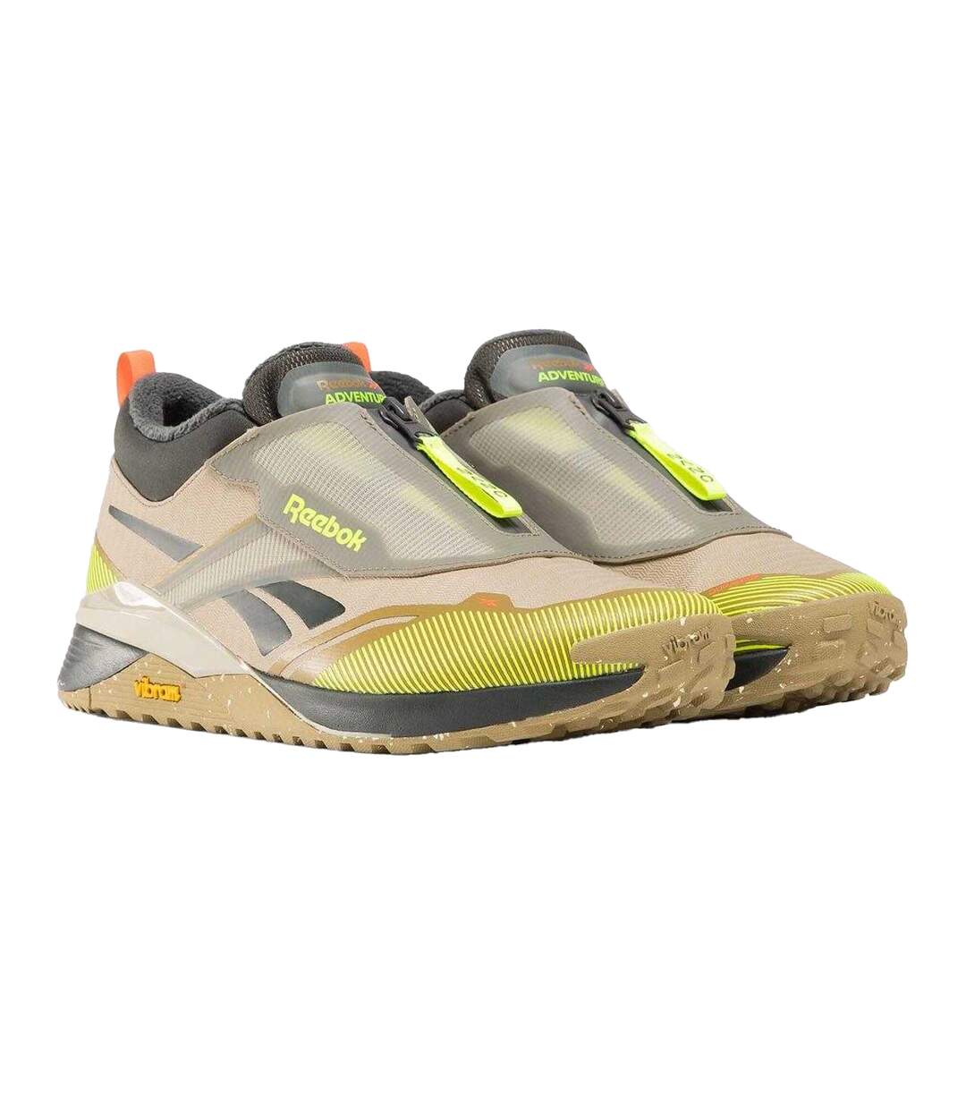 Baskets Hiver Nano X4 Adventure Adulte Beige Vert Citron Noir Gris Clair Reebok-1
