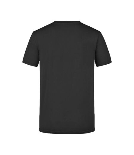 T-shirt Homme Noir James And Nicholson