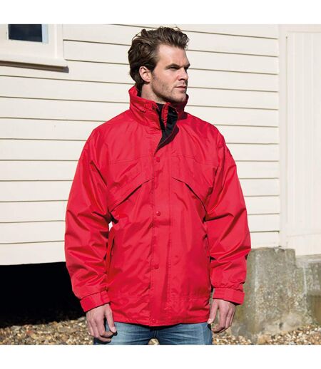 Veste Imperméable Coupe-vent 3 En 1 Homme Rouge Result