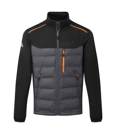 Mens Baffled Hybrid Jacket Black Portwest