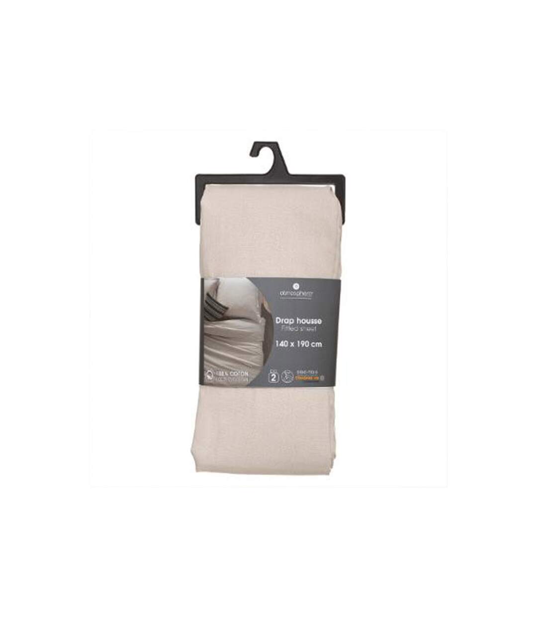 Drap Housse Intérieur 140x190cm Lin-3