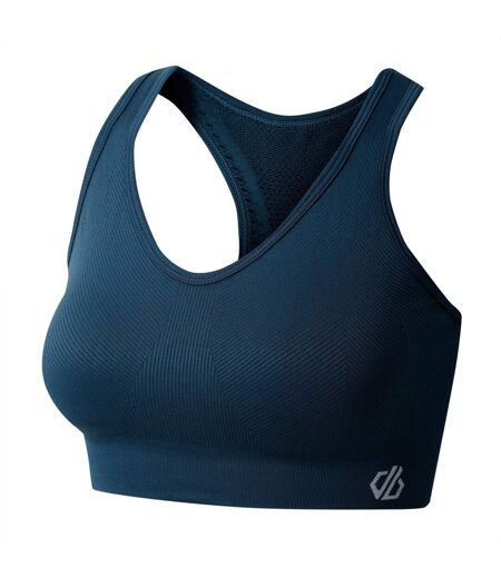 Womens/ladies react sports bra moonlight denim Dare 2B