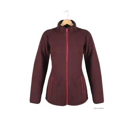 Veste Polaire Femme Balkan1 Bordeaux - Ultra Chaude (Mayflower)
