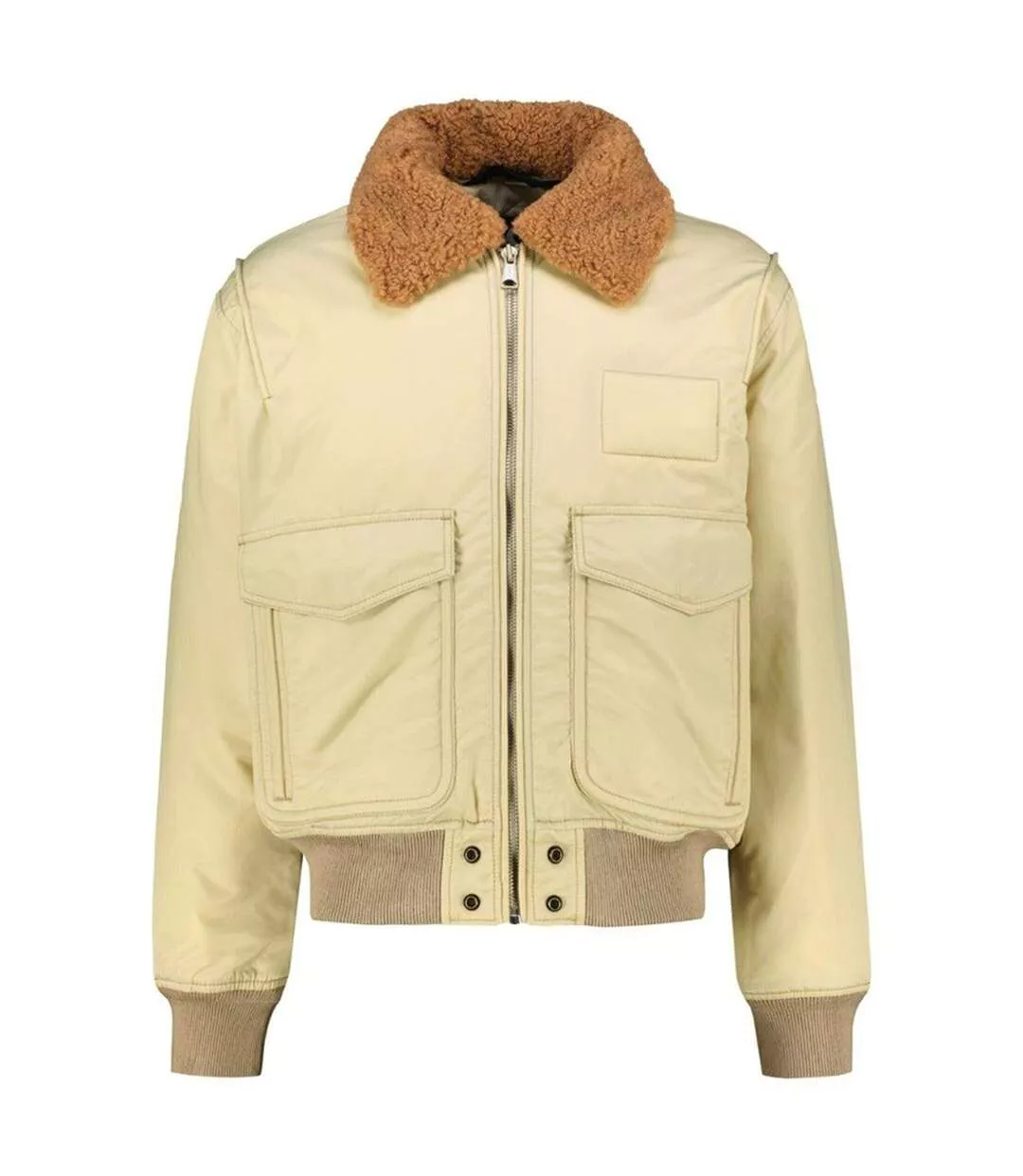 Blouson Aviateur W-carlo-nw Tidal Homme Crème Diesel-1