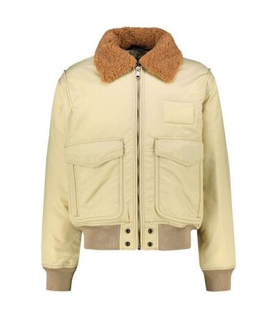 Blouson Aviateur W-carlo-nw Tidal Homme Crème Diesel