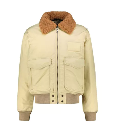 Blouson Aviateur W-carlo-nw Tidal Homme Crème Diesel