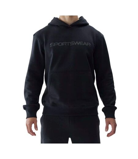 Sweat À Capuche M1259 Homme Noir 4F