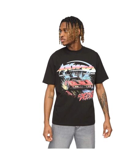 Mens Fastlane T-shirt Black Kings Will Dream