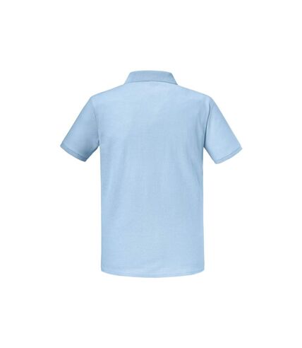 Russell Mens Authentic Pique Polo Shirt (Sky Blue)