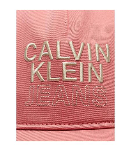 Casquette De Baseball Adulte Rose Blanc Calvin Klein