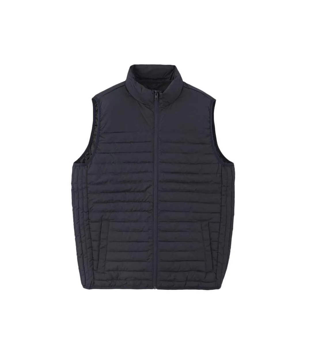 Doudoune sans manche marine homme jack & jones huno-1