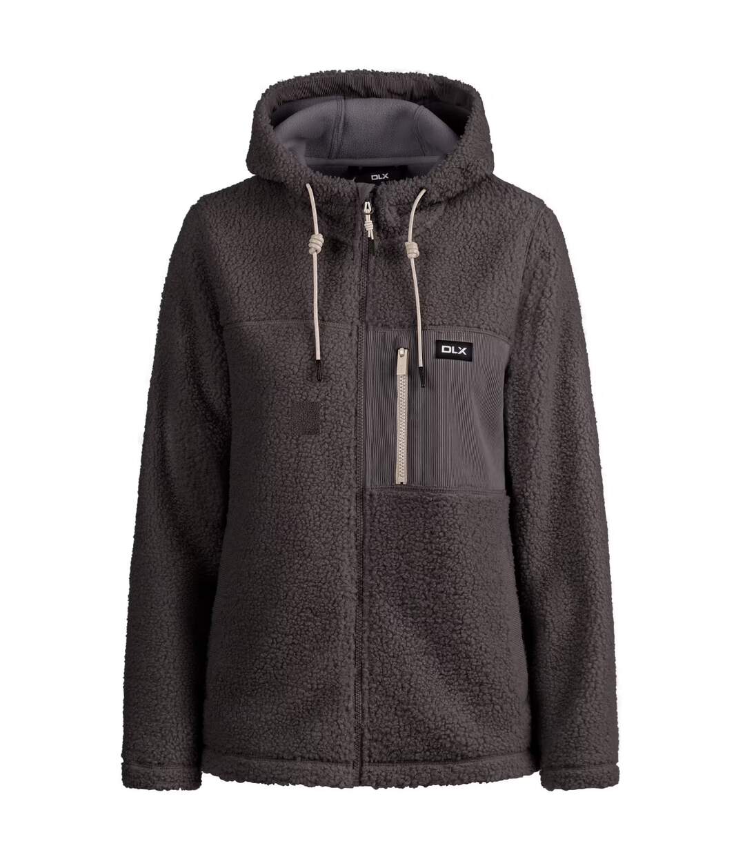 Veste Polaire Unie À Capuche Jowita Femme Vert De Gris Trespass-1
