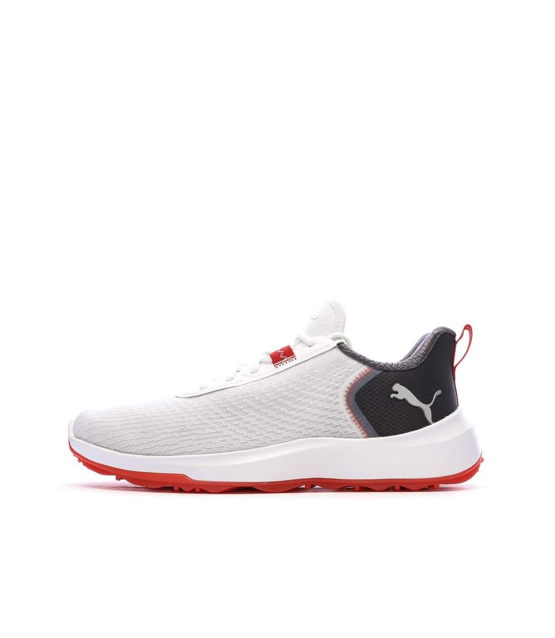Chaussures de golf blanc/rouge homme puma fusion crush sport-1