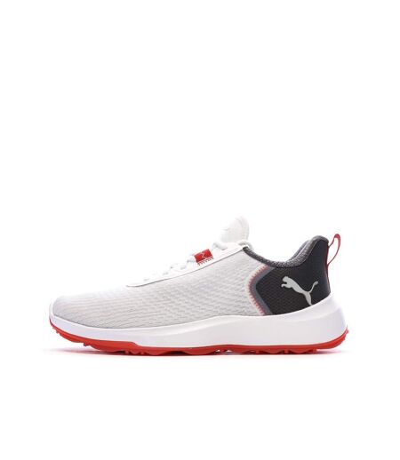 Chaussures de golf blanc/rouge homme puma fusion crush sport