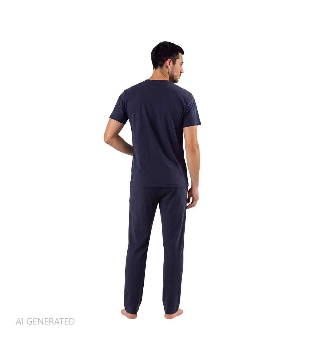 Ensemble pyjama long homme en coton jersey FPW1281 Fila-2