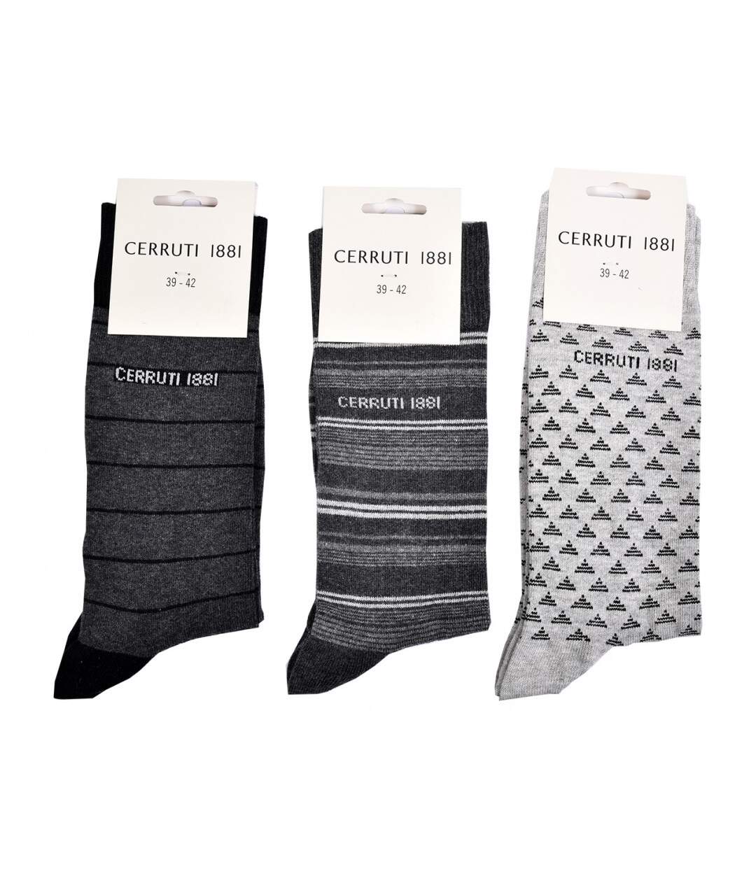 Chaussettes homme CERRUTI 1881 Confort et qualité -Assortiment modèles photos selon arrivages- - Pack de 6-2