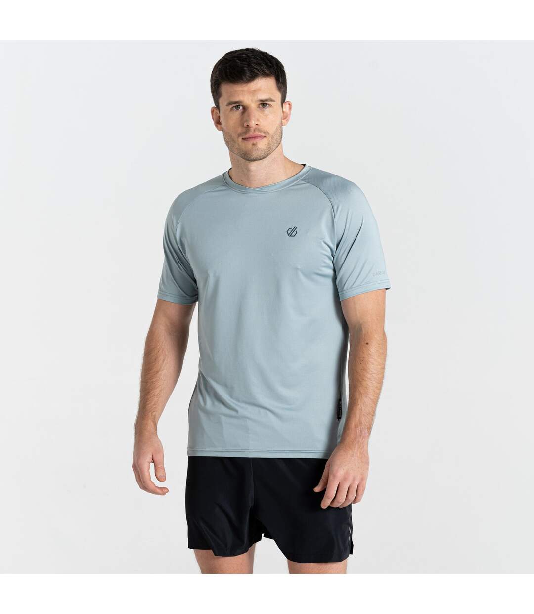 Dare 2B Mens Escalation Logo Fitness T-Shirt (Slate Grey)