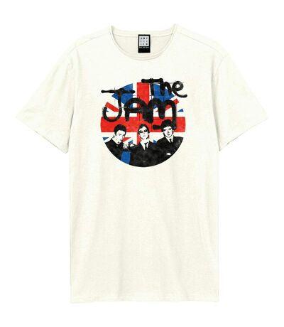 T-shirt The Jam Adulte Blanc Amplified