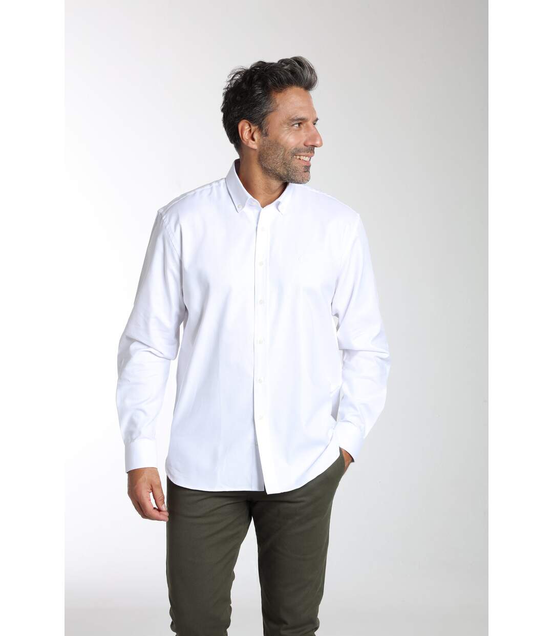 Chemise manches longues en coton CRYS-3