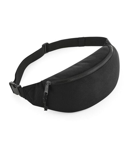 Bagbase Adults Unisex Recycled Waistpack (Black) (One Size)