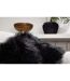 Tapis Imitation Fourrure Katy 60x90cm Noir-4