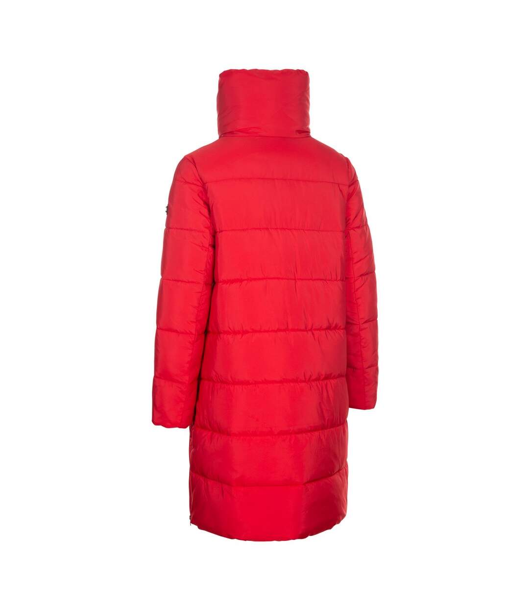 Womens/ladies Faith Padded Jacket Red Trespass-3
