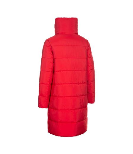 Womens/ladies Faith Padded Jacket Red Trespass