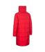 Womens/ladies Faith Padded Jacket Red Trespass-3