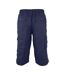 Duke Mens Mason Kingsize Cargo Capri Shorts (Navy) - UTDC250-2
