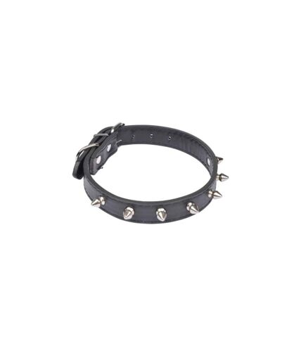 Collier Fantaisie pour Chien Pics 45cm Noir