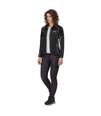 Womens/ladies Yare V Fleece Black Seal Grey Regatta