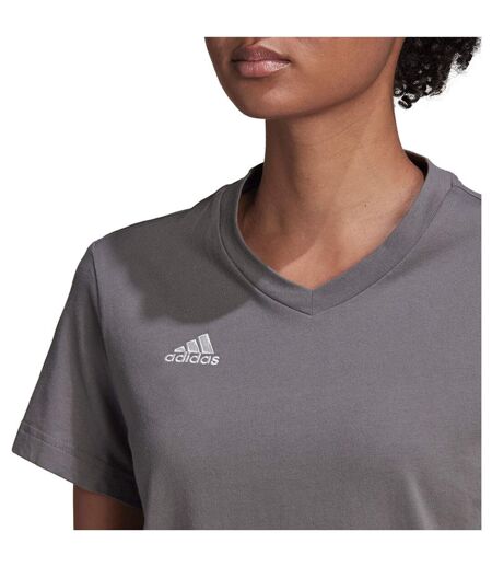 Womens/ladies Ent22 Gym T-shirt Grey Adidas