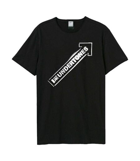 T-shirt Motif/style The Undertones Arrow Spray Adulte Noir Amplified