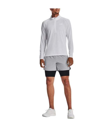 Haut streaker homme blanc Under Armour