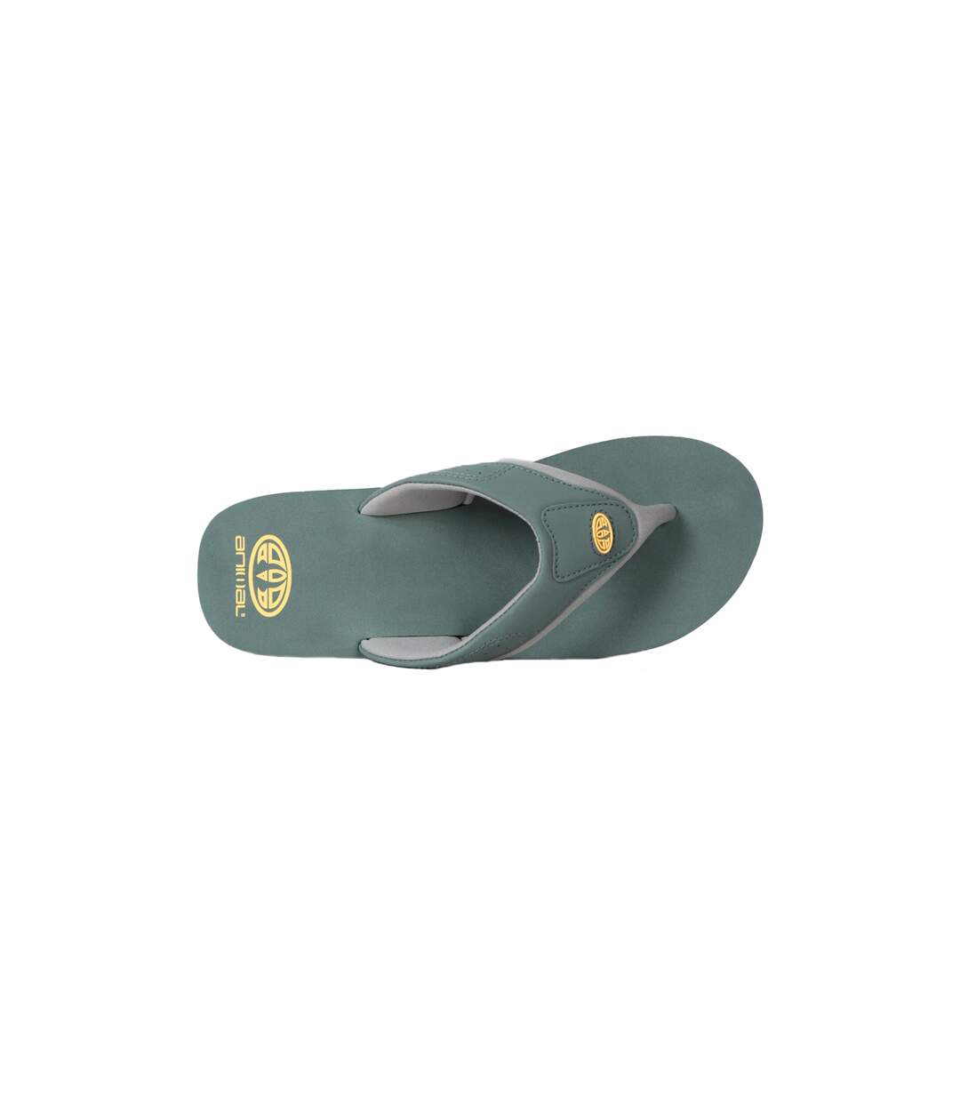 Mens jekyl recycled flip flops green Animal