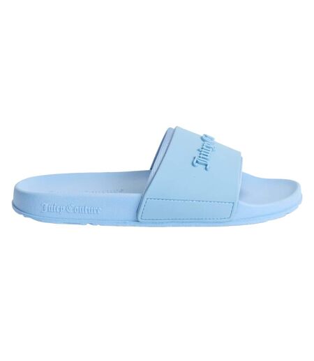 Claquettes femme bleu pâle Juicy Couture