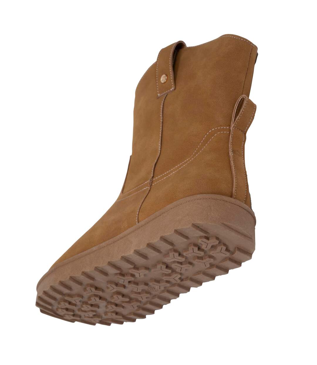 Isotoner Bottines femme haute, confort à mémoire de forme-5