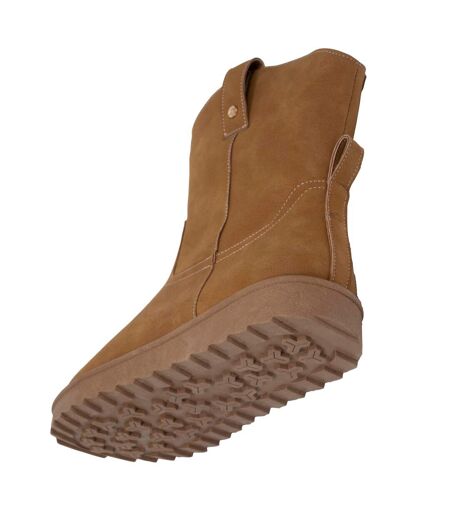 Isotoner Bottines femme haute, confort à mémoire de forme