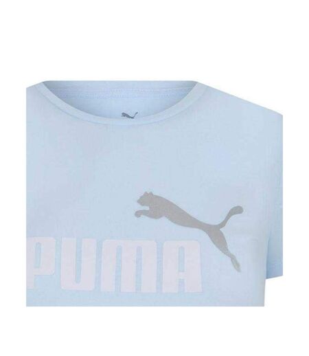 Womens/ladies Regular T-shirt Blue Puma